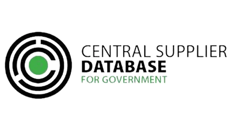 Registered on the Central Supplier Database for Government